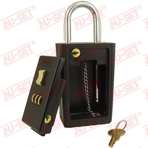 NuSet Realtor Combination Lockbox Lock Box, Keyed Shackle, 2022 NUSET