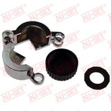 NuSet Water Faucet / Hose Bibb Lock, Chrome