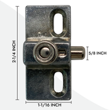 NU-SET 2978-3 Anti-Lifting Sliding Door Bolt, Zinc