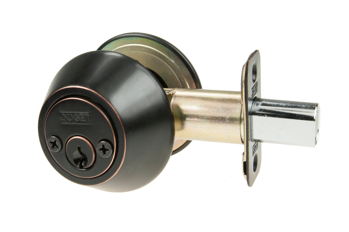 Kwikset Keyed Double Cylinder Deadbolt Lock, Deadbolts, Deadbolt Entry, Oil Rubbed Bronze, 750