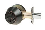NuSet Kwikset Keyed Double Cylinder Deadbolt (Oil Rubbed Bronze)