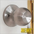 NuSet Dana: Passage Knob (Satin Stainless Steel)