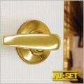 NuSet Napa: Passage Lever (Brass)