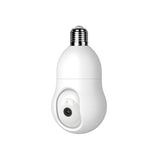 NUSET Smart WiFi Camera, E26 Bulb Security Camera with Pan-Tilt Panoramic View, 4MP