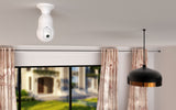 NUSET Smart WiFi Camera, E26 Bulb Security Camera with Pan-Tilt Panoramic View, 4MP