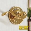 NuSet Santa Fe: Passage Lever (Solid Brass)