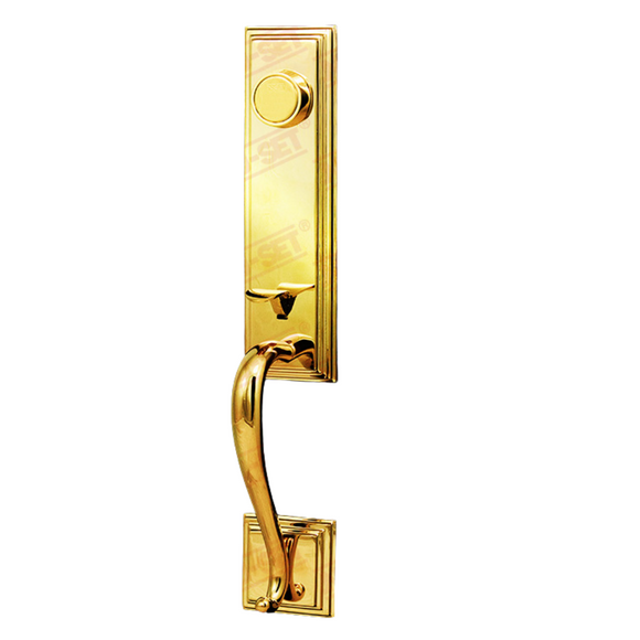 NuSet Stockolm: Dummy Handleset (Lifetime Brass)