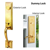 NuSet Stockolm: Dummy Handleset (Lifetime Brass)