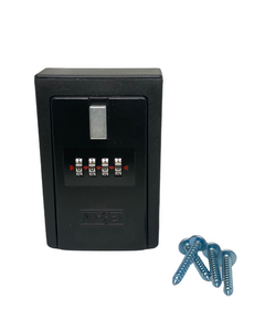 NUSET 4 Number Combination Wall Mount Key Card Storage
