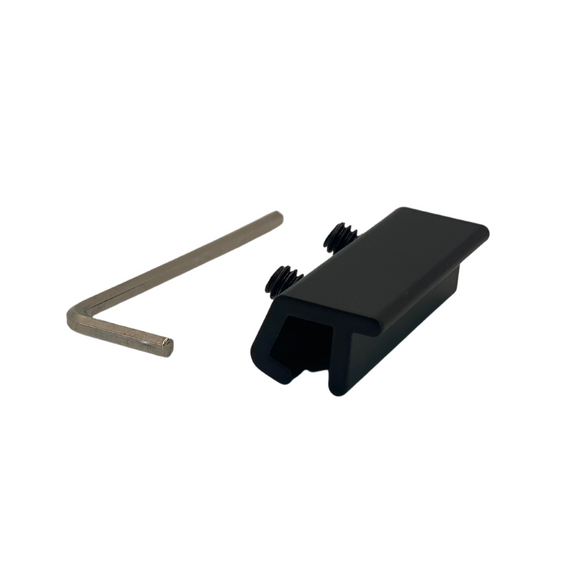 NUSET Tamper Resistant Sliding Window Lock, Double Hex Screw, Black