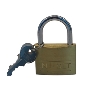 NUSET 1-1/2" 40mm Brass Padlock with Key