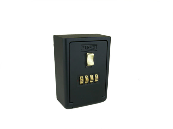 NUSET 4-NUMBER COMBINATION LOCKBOX, Wall Mount