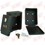 NuSet 3-Alpha Combination Lockbox, Wall Mount