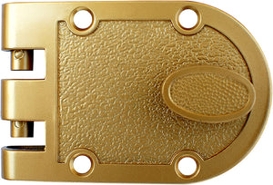 NUSET Kwikset Keyed Interlocking Deadbolt Lock, Jimmy Proof Style, Single Cylinder, Bronze