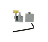 NUSET Tamper Resistant Sliding Window Lock, Hex Screw, White, 1 Pair