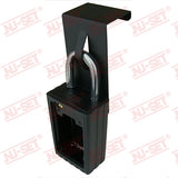 NuSet Combination Lockbox Hanger, Black