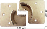 NUSET 8-1/4" High Security Trailer Door Hasp