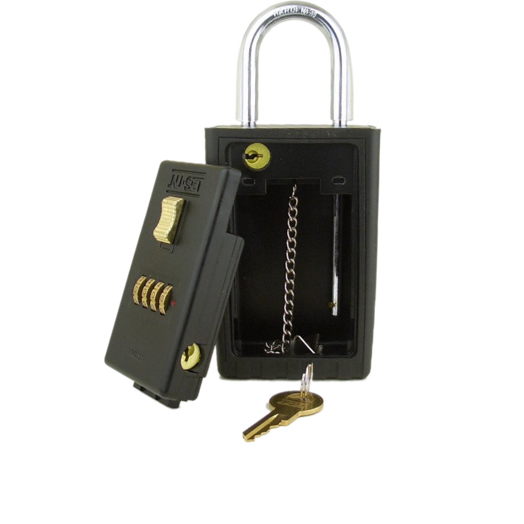 NU-SET | Realtor Lockbox Combo Keyed Shackle 4-Digit