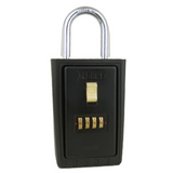 NUSET 4-Number Combination Lockbox, Keyed Shackle