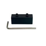 NUSET Tamper Resistant Sliding Window Lock, Double Hex Screw, Black