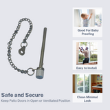 NuSet Sliding Patio Door Pin Lock