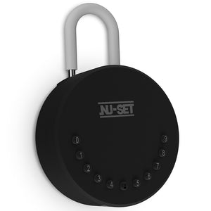 NUSET Smart-Box Series: Electronic Combination Lockbox, Smart Key Storage Box, Shackle Mount