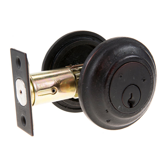 NuSet Schlage Keyed Commercial Grade 2 Single Cylinder Deadbolt (Molten Bronze)