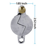 NuSet Water Faucet / Hose Bibb Lock, Chrome
