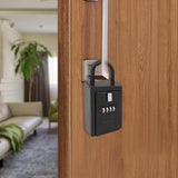 NUSET 4 Digit Number Combination Key Card Storage Lockbox