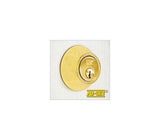 NuSet Keyed Alike Double Cylinder Deadbolt (Brass)