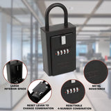 NUSET 4 Digit Number Combination Key Card Storage Lockbox