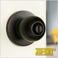 NuSet Berkeley: Schlage Keyed Commercial Grade 2 Entry Door Knob (Oil Rubbed Bronze)