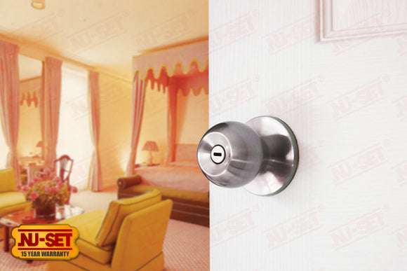 NuSet Dana: Privacy Knob (Satin Chrome)