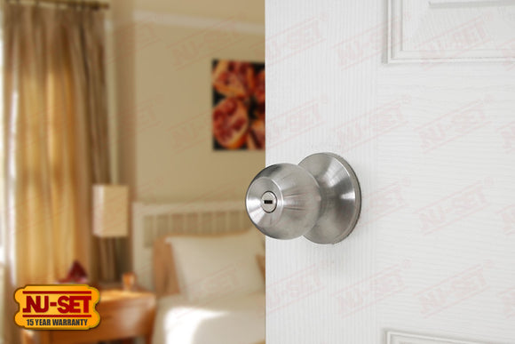 NuSet Dana: Privacy Knob (Satin Stainless Steel)
