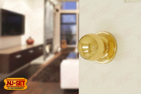 NuSet Dana: Passage Knob (Brass)