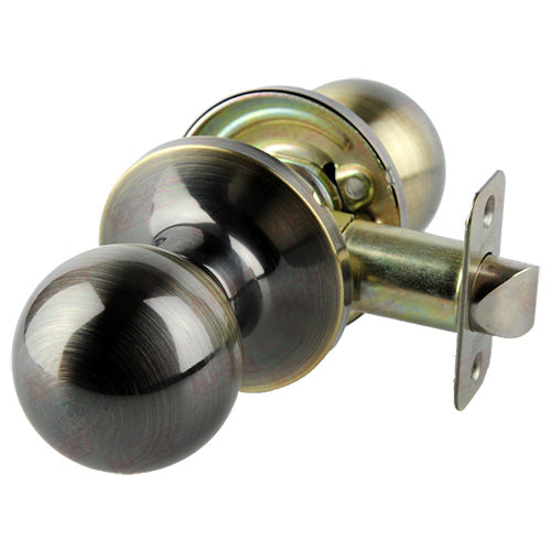 NuSet Fremont: Passage Knob (Antique Brass)