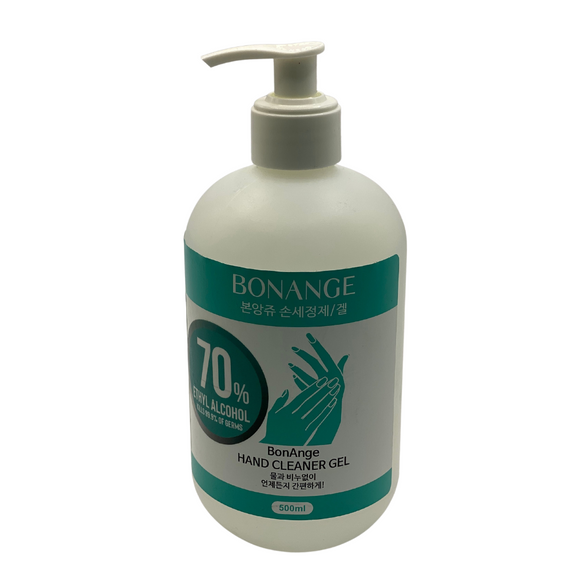 HAND SANITIZER GEL WITH 70% ETHANOL 500ML PUMP BOTTLE (Case Qty)