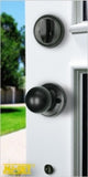 NuSet Gabriel: Schlage Keyed Entry Handleset (Oil Rubbed Bronze)