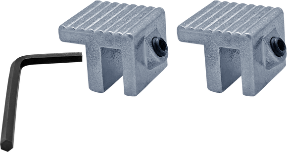 NuSet Tamper Resistant Sliding Window Lock, Hex Screw, Zinc (Pack of 2)