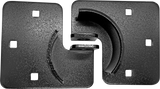 NUSET 8-1/4" High Security Trailer Door Hasp in Stealth Blackl