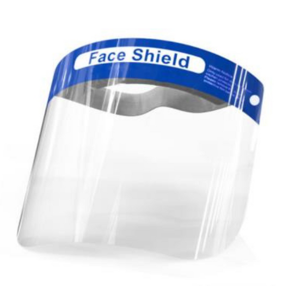 Face Shield Anti-Splash Protective Full-Face Cover - Box of 10