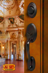 NuSet Milan: Dummy Handleset (Oil Rubbed Bronze)