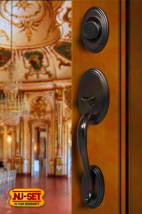 NuSet Milan: Dummy Handleset (Oil Rubbed Bronze)