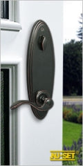 NuSet Milan: Dummy Handleset Handle set (Oil Rubbed Bronze), US10B