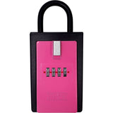 NUSET 4 Digit Number Combination Key Card Storage Lockbox In Pink
