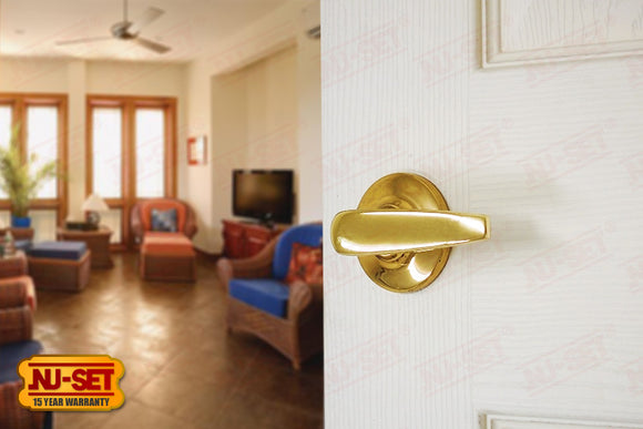 NuSet Napa: Passage Lever (Brass)