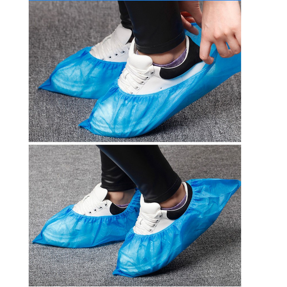 PPE Shoe Covers, Non-Skid - Pack of 100