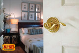 NuSet Santa Fe: Privacy Lever (Solid Brass)