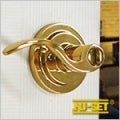 NuSet Santa Fe: Kwikset Keyed Entry Door Lever (Solid Brass)