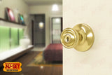 NuSet Builder Special: Keyed Alike Entry Door Knob (Brass)